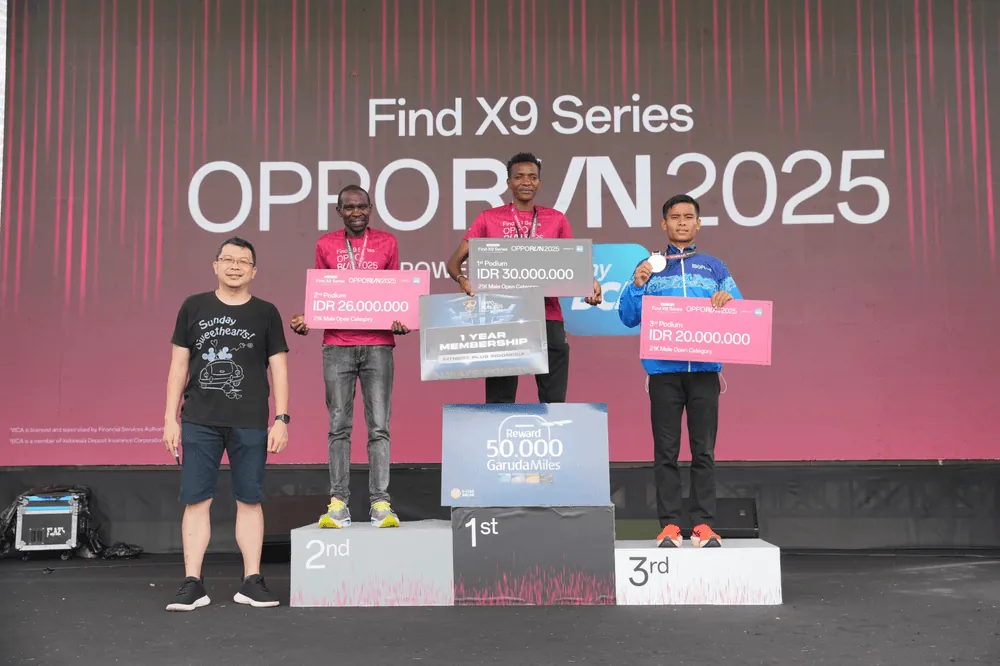 Content image for article: OPPO dan Garuda Indonesia Kolaborasi Hadirkan Pengalaman Premium untuk Peserta OPPO Run 2025