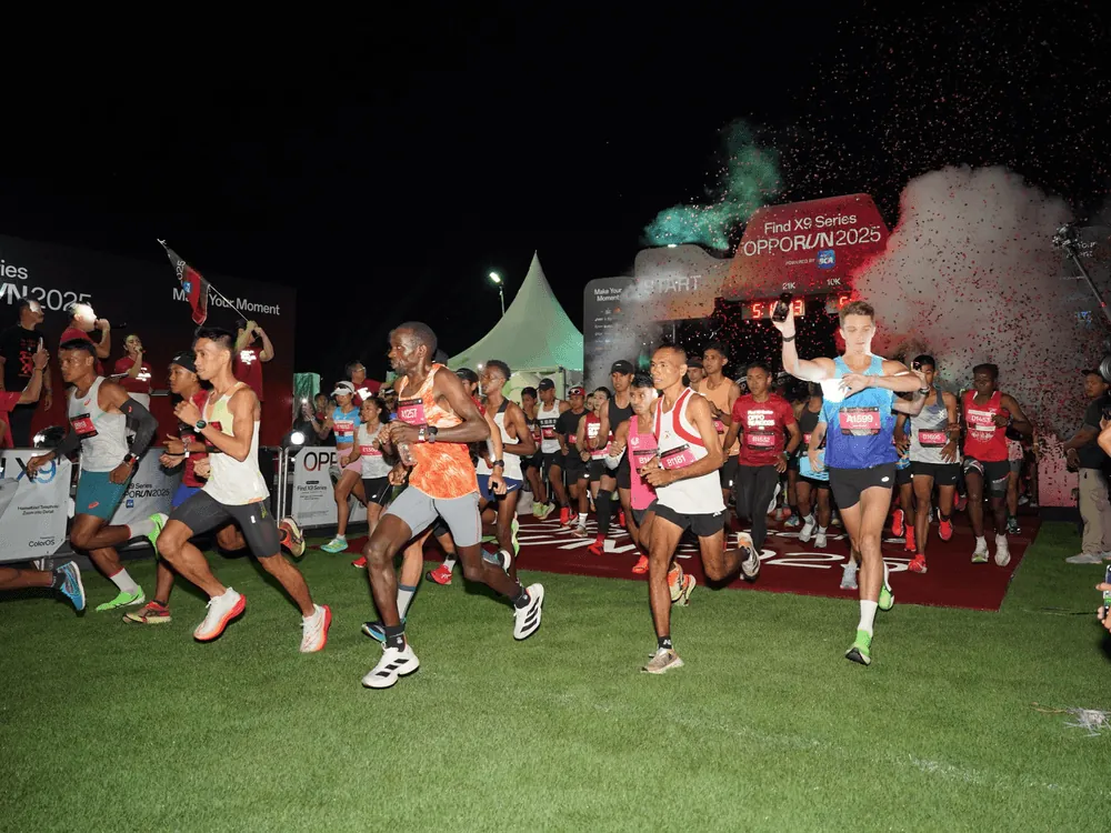 Content image for article: OPPO Run 2025 Sukses Digelar, 7.000 Pelari dari 20 Negara Ramaikan Bali