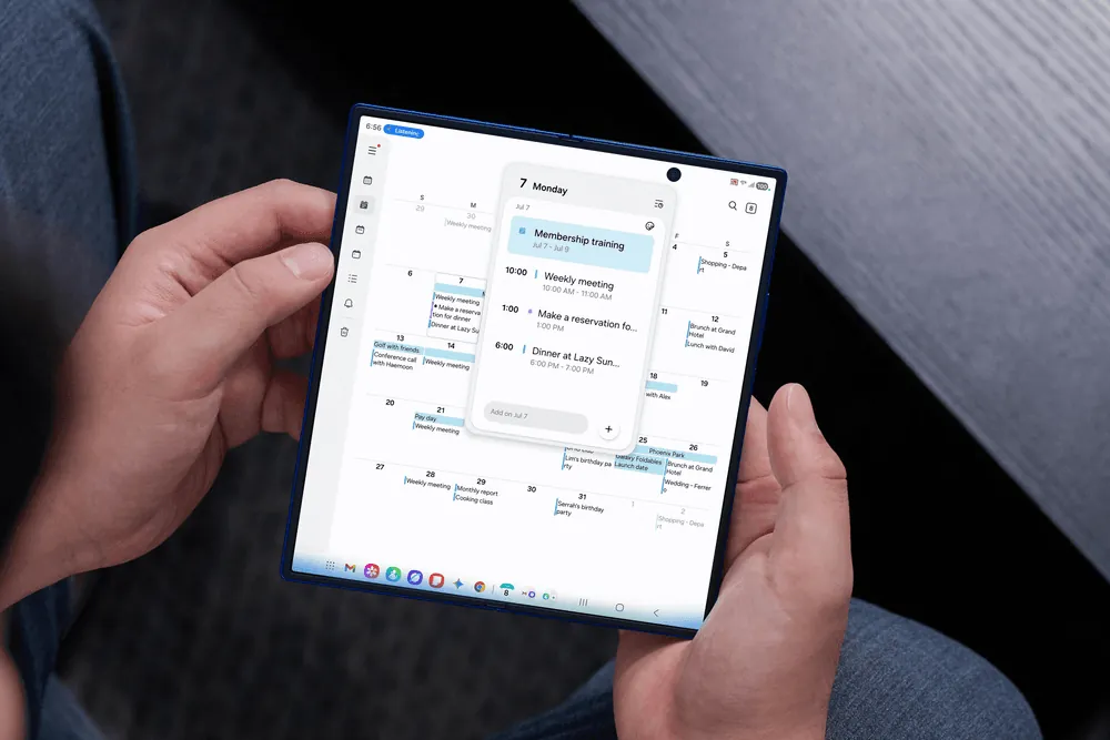 Content image for article: Samsung Galaxy Z Fold7 Hadirkan Flex Mode Panel untuk Liburan Akhir Tahun yang Produktif