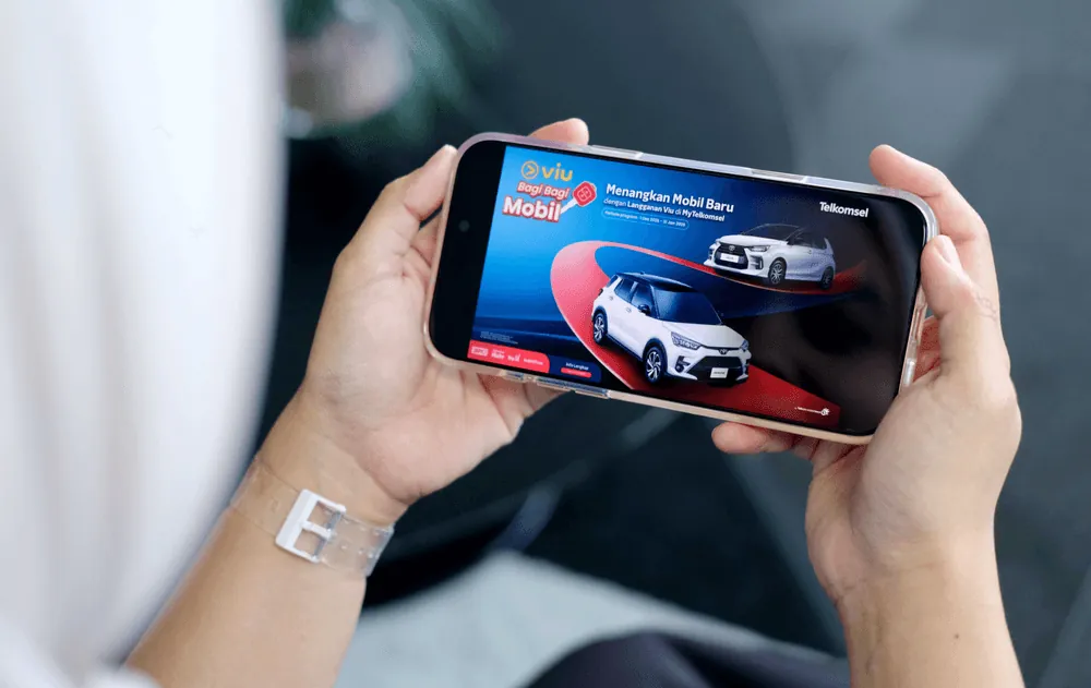 Content image for article: Telkomsel dan Viu Bagi-Bagi Mobil Toyota Agya dan Raize