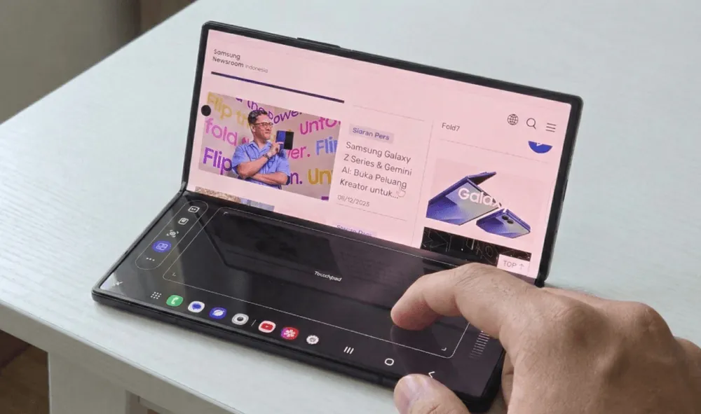 Samsung Galaxy Z Fold7 Hadirkan Flex Mode Panel untuk Liburan Akhir Tahun yang Produktif