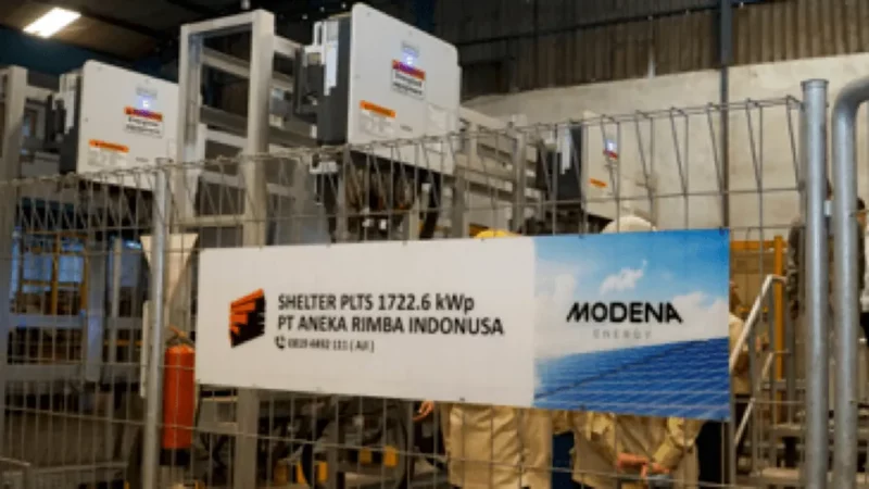 MODENA Energy Resmikan Solar Panel di Gresik