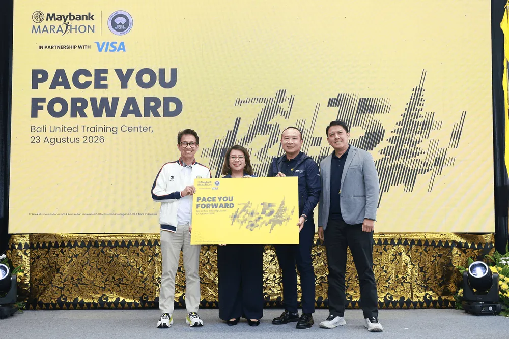 Content image for article: Maybank Marathon 2026 Gandeng Visa, Siap Digelar di Bali Agustus Mendatang
