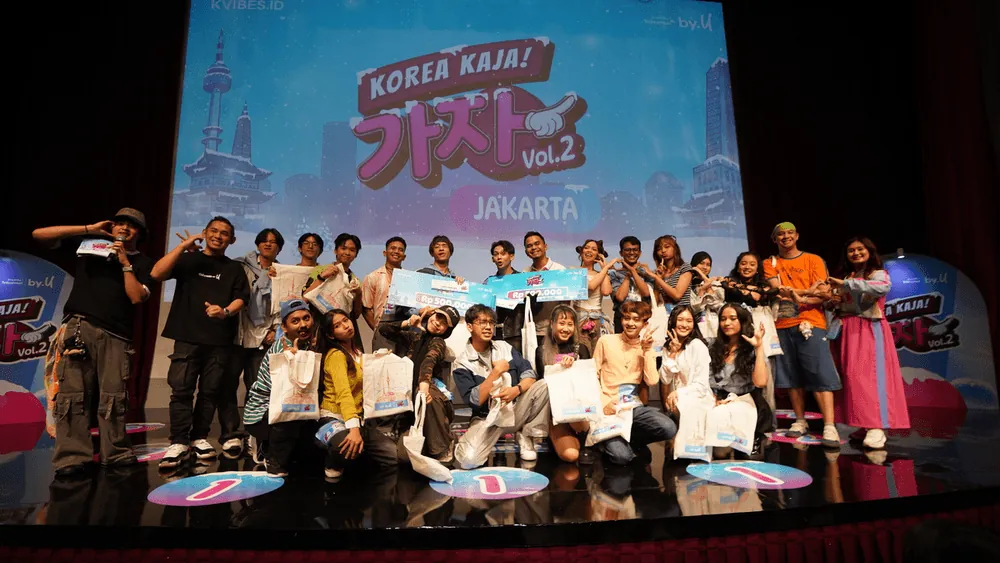 Content image for article: by.U KOREA KAJA Vol.2 Sukses Terbangkan 17 Pemenang ke Korea Selatan