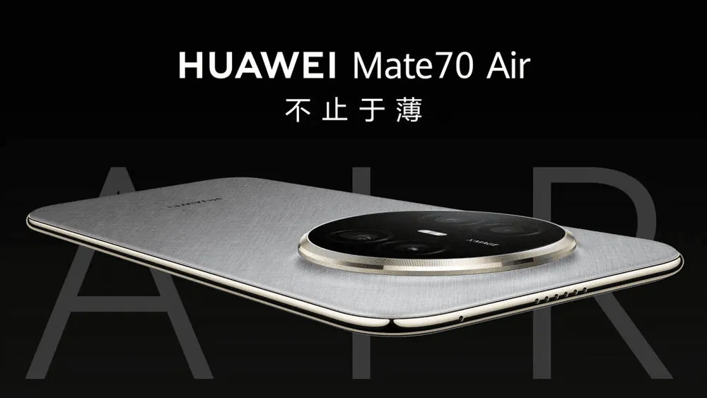 Huawei Mate 70 Air Ungguli Galaxy S25 dan iPhone Air di Sektor Baterai