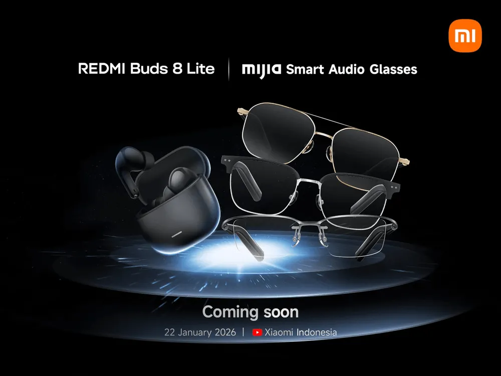 Haiii, Xiaomi REDMI Buds 8 Lite dan Mijia Smart Audio Glasses Masuk Indonesia