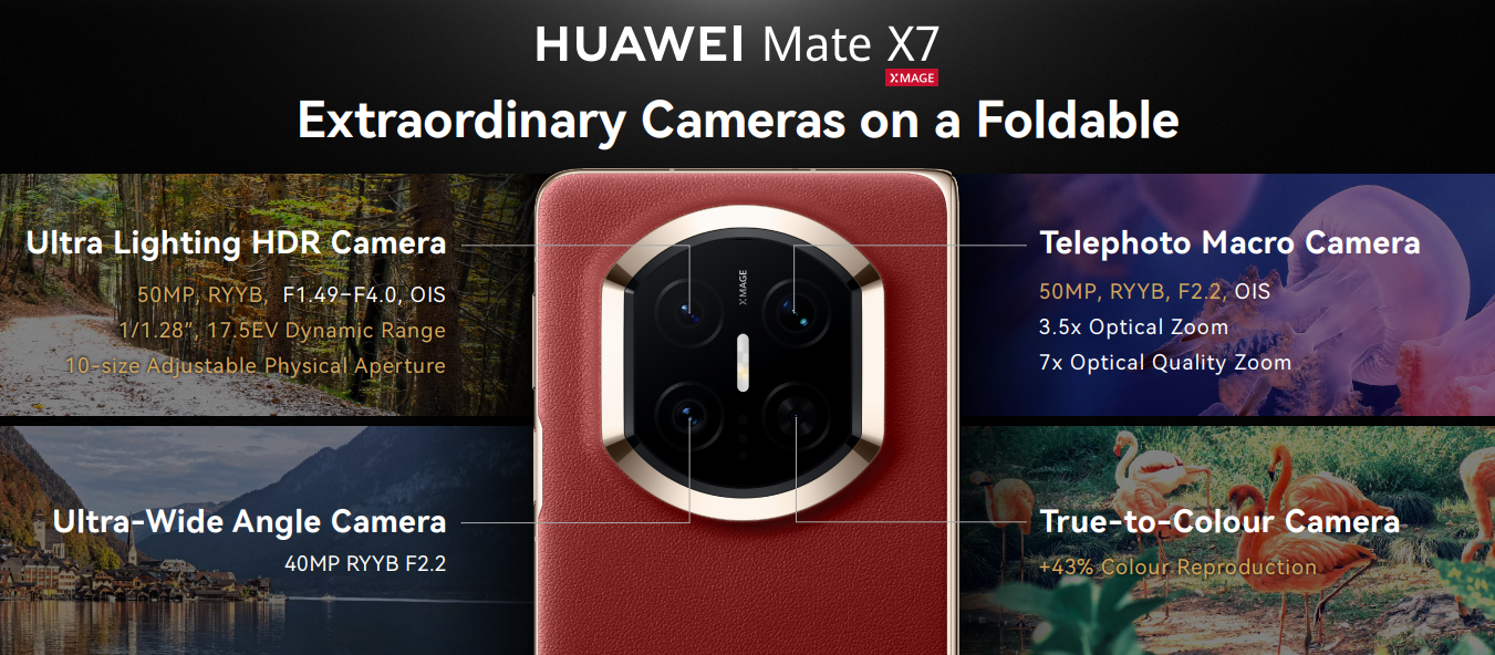Content image for article: HUAWEI Mate X7 Resmi Rilis di Indonesia, Bawa Fotografi Flagship ke Dunia Foldable