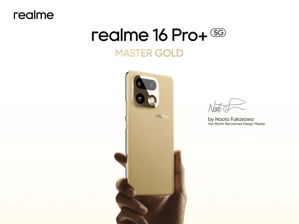 Content image for article: realme 16 Pro Series 5G Hadir dengan Desain Urban Wild Naoto Fukasawa