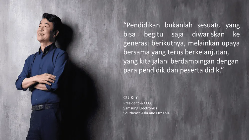 Content image for article: Samsung Dorong Generasi Muda Jadi Perancang Pendidikan Era Digital