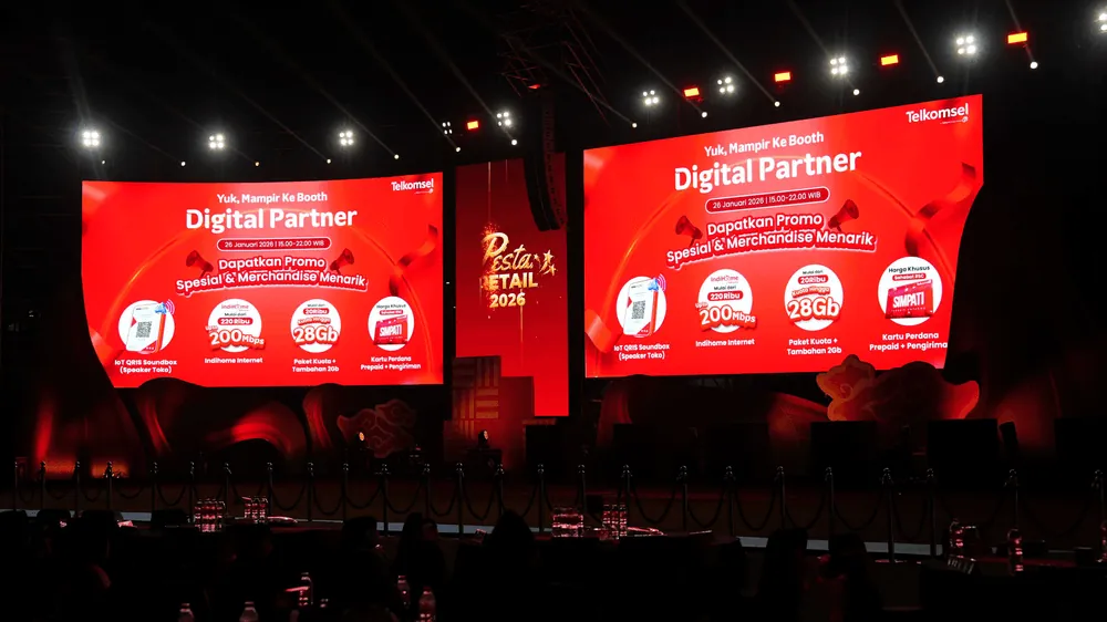 Content image for article: Telkomsel dan SRC Perkuat Ekosistem Digital UMKM di Pesta Retail 2026