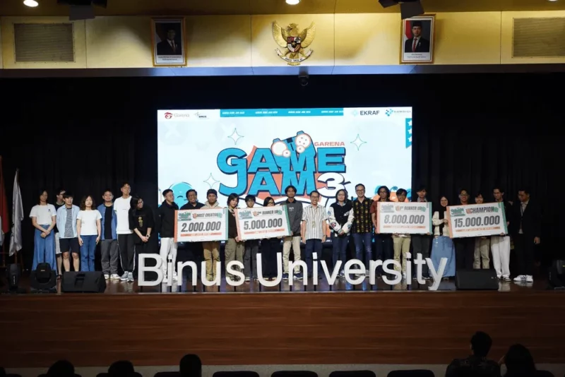 BINUS Tuan Rumah Garena Game Jam 3, Dorong Inovasi Developer Muda