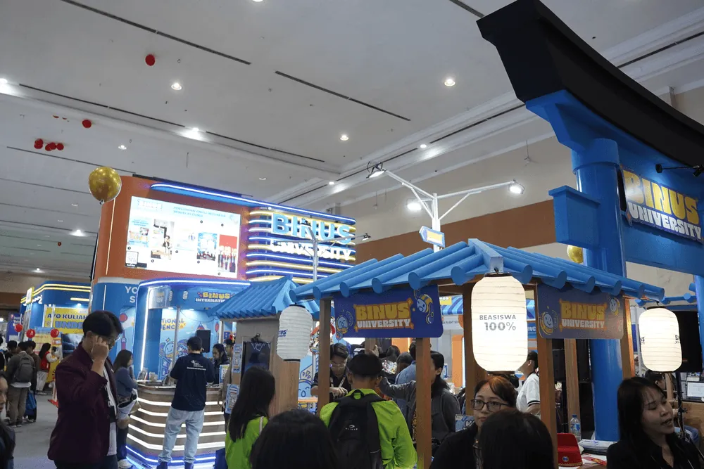 BINUS University Tampil Beda di IIETE 2026, Pamerkan Karya Alumni dan Game Mahasiswa
