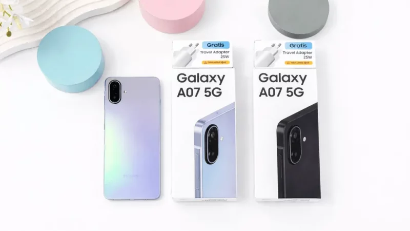 Samsung Galaxy A07 5G Hadir Berbekal Baterai 6.000mAh dan AI