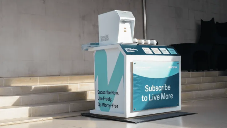 Content image for article: Sambut Ramadhan, MODENA Perluas Titik Air Minum Gratis di Masjid