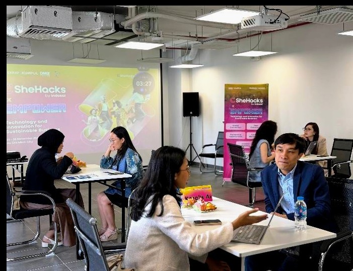 Content image for article: Indosat Bawa 5 Startup Perempuan Indonesia Tembus Pasar Vietnam