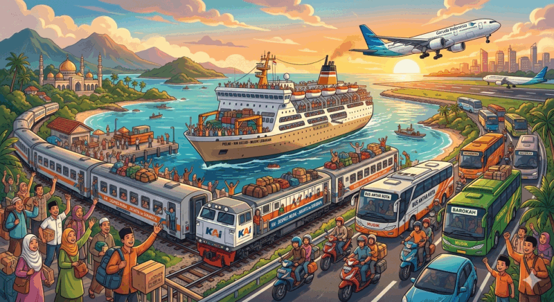 Telkom Buka Pendaftaran Mudik Gratis 2026: Siapkan Bus dan Kapal Laut