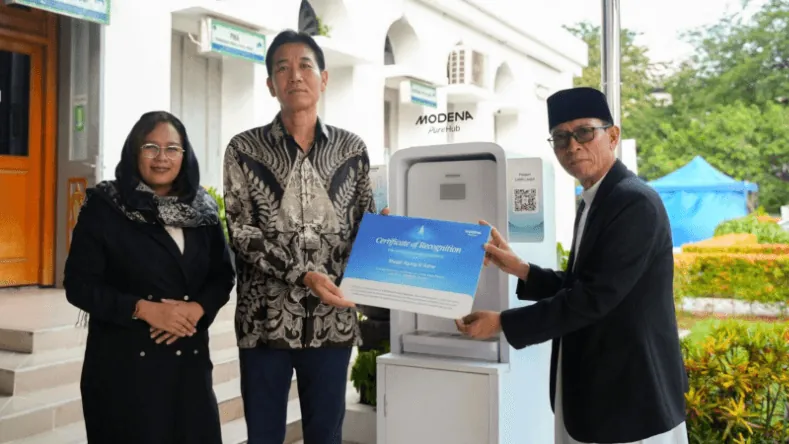 Ramadhan, MODENA Perluas Titik Air Minum Gratis di Masjid