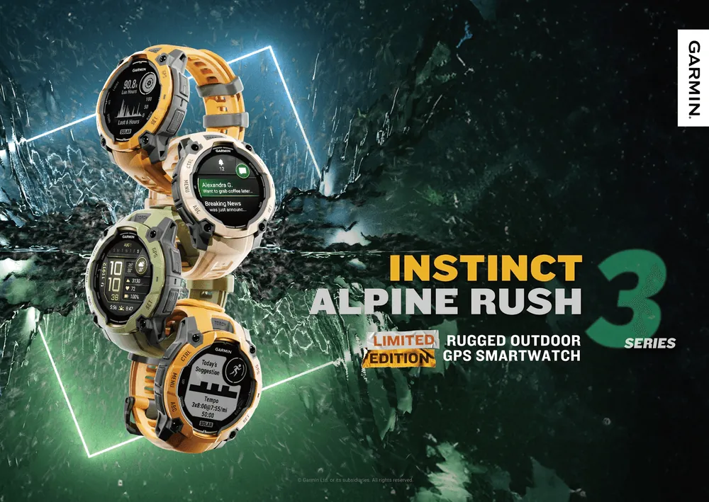 Content image for article: Garmin Instinct 3 Warna Baru: Perpaduan Street Style dan Ketangguhan