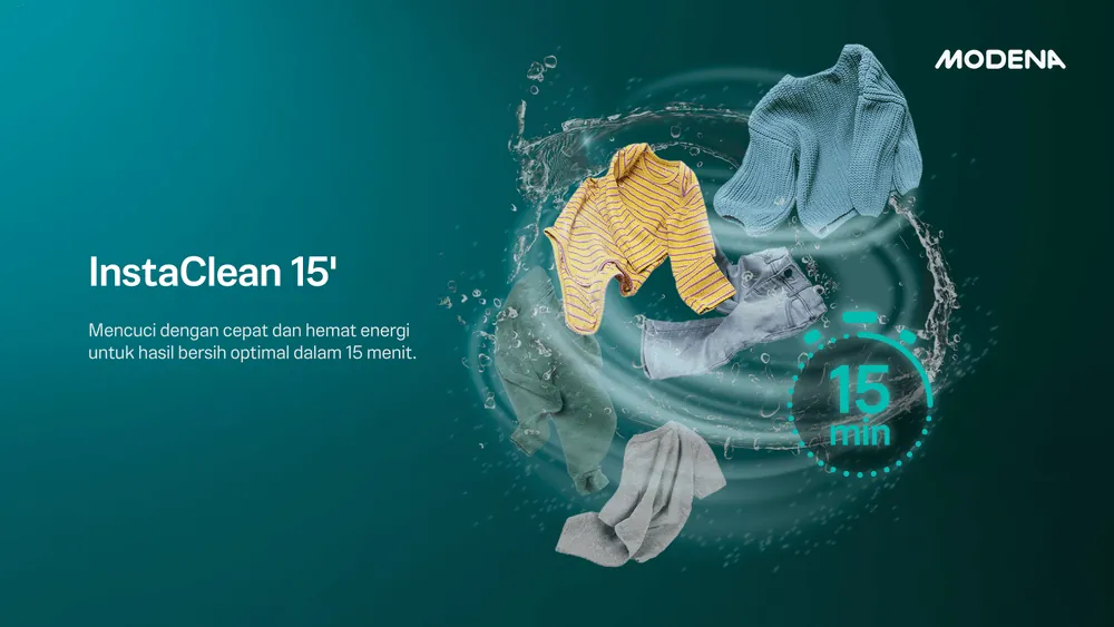 Content image for article: MODENA Luncurkan Mesin Cuci Front Load dengan Cuci 15 Menit dan Sensor Pintar