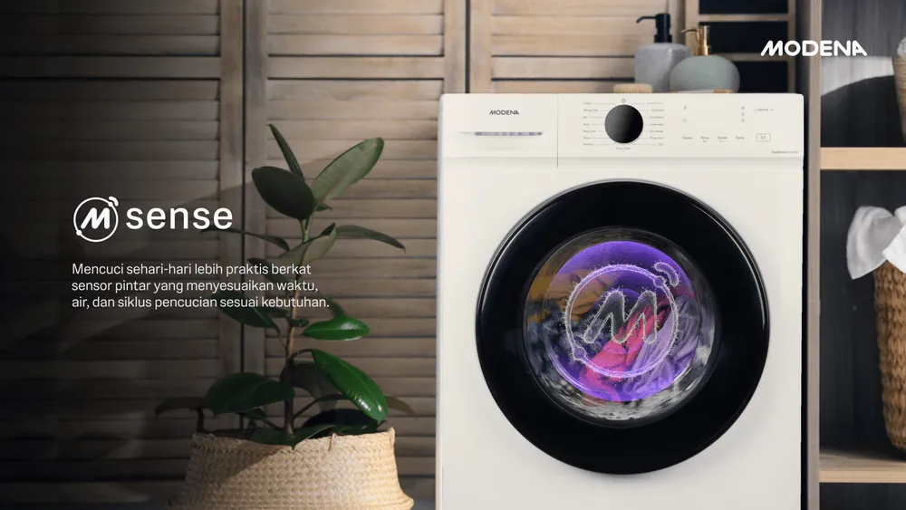 Content image for article: MODENA Luncurkan Mesin Cuci Front Load dengan Cuci 15 Menit dan Sensor Pintar