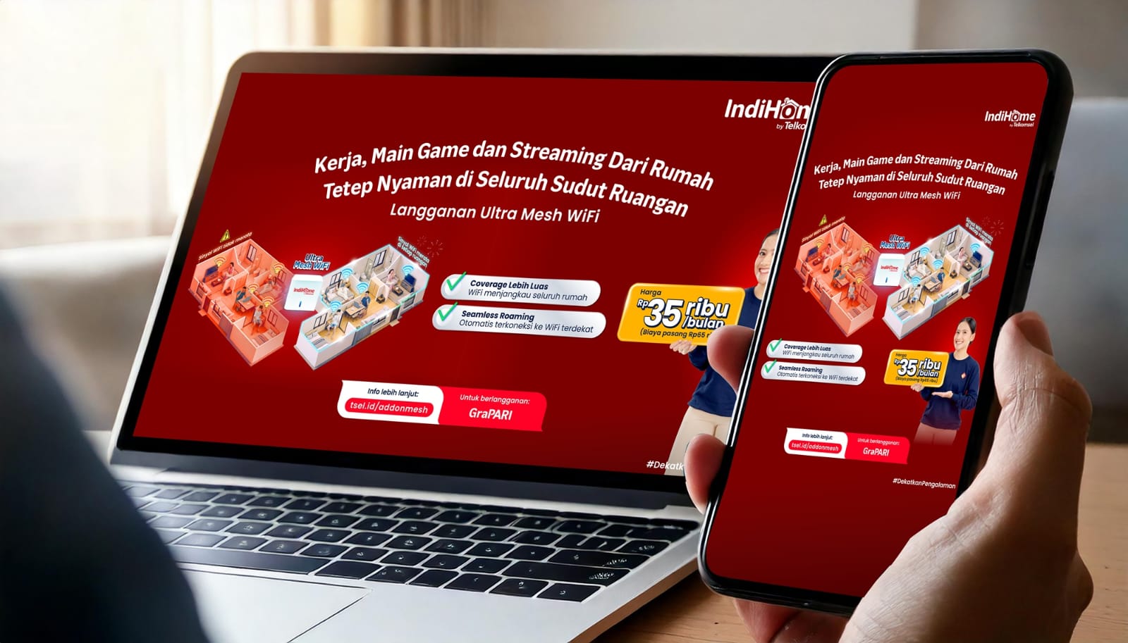 IndiHome Ultra Mesh Wi-Fi, Pas Buat Rumah Banyak Kamar