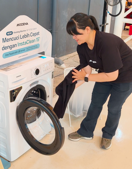 Content image for article: MODENA Mesin Cuci Front Load: Cepat, Hemat, dan Efisien
