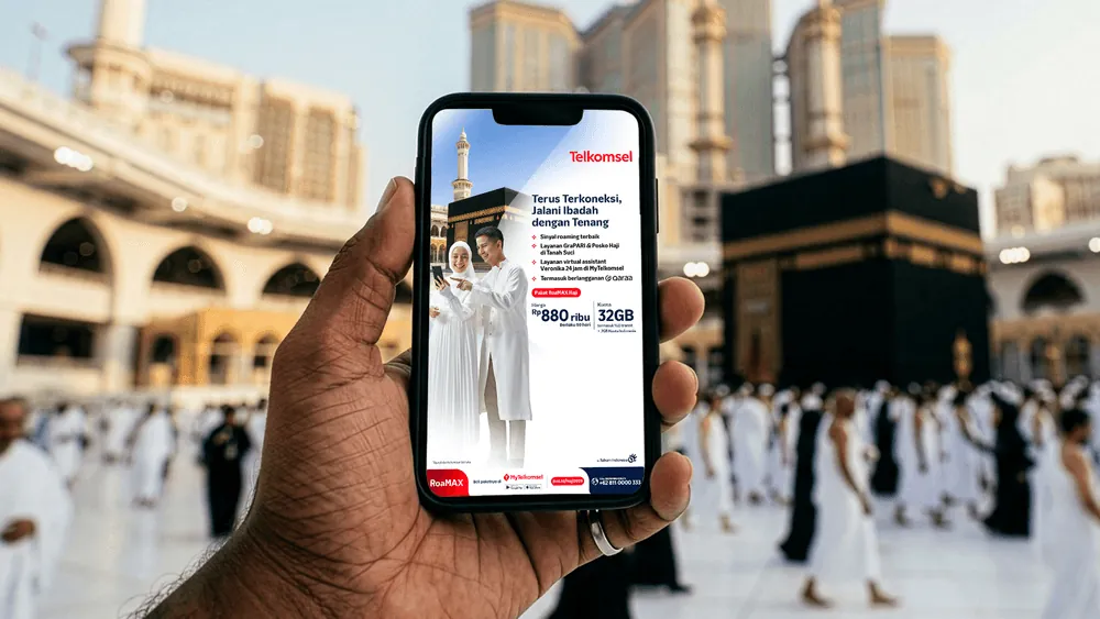 Telkomsel Paket RoaMAX Haji 2026, Bisa Akses 5G 100 Mbps