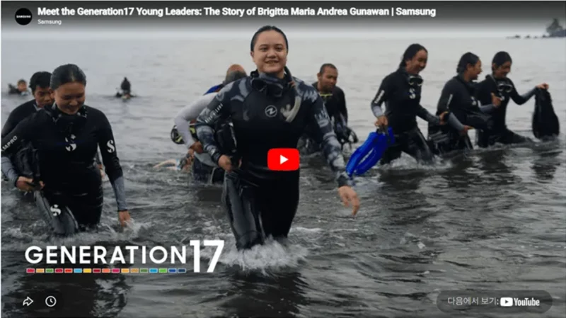 Aktivis Muda Ini, Selamatkan Terumbu Karang dengan Teknologi Samsung