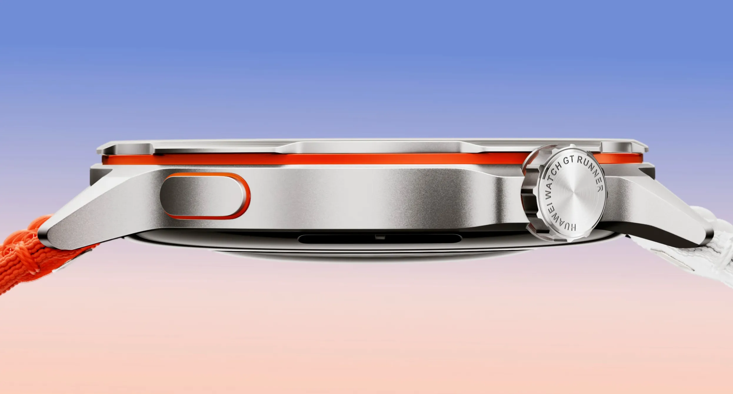 Side view of the HUAWEI WATCH GT Runner 2