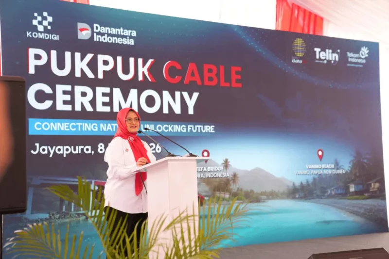 Content image for article: TelkomGroup Resmikan Kabel Laut Pukpuk Hubungkan Indonesia-Papua Nugini